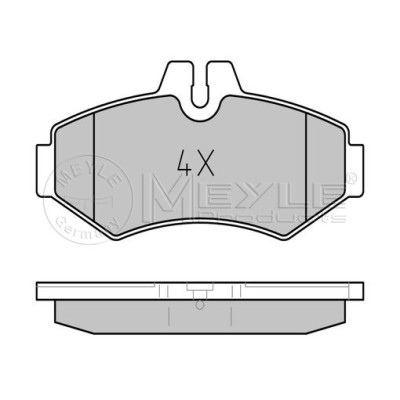 Гальмівні задні колодки MB Sptinter, VW LT 95-06