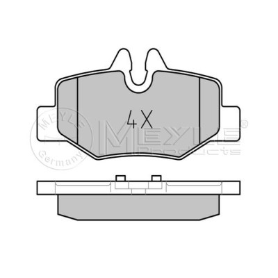 Тормозные колодки задние MB Vito 639 2.2CDI 2004-
