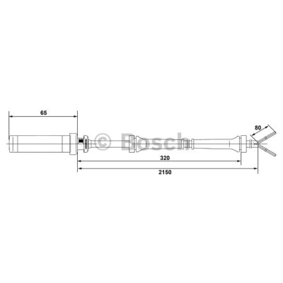 Датчик ABS передній MB Sprinter/VW LT 1995-2006