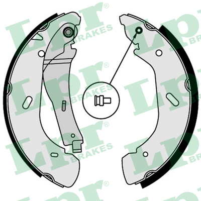 08580 Колодки гальмові задні Transit 2.0 FWD 2001-2006 (d=254mm)