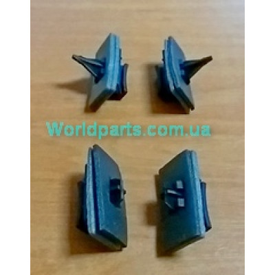 1839692 Клипса планки стойки лобового стекла Ford transit (2 короткие+2 длинные) 