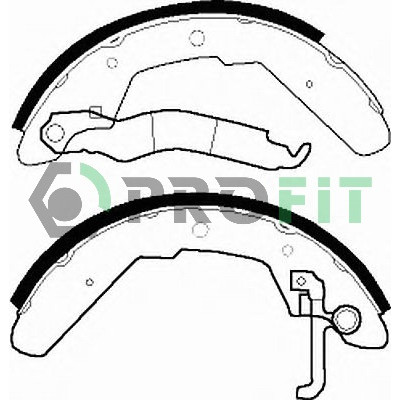 50010174 Колодки гальмові задні VW T-3 1992- (d=252mm)