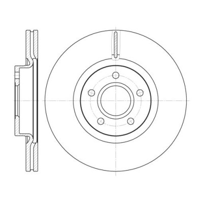 671110 Диск гальмівний передній Focus II/C-Max/Connect 1,6TDCI (d=300mm)