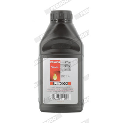 Рідина гальмівна DOT4 (ємність 0,5L)