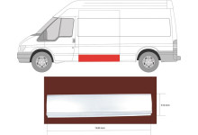 Ремвставка бокових дверей LH Transit V184 2001-
