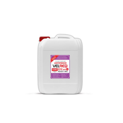Антифриз VELRED G12 PLUS червоний готовий (ємність 10л)