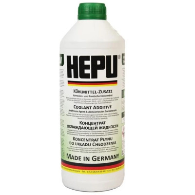 Антифриз HEPU G11 зелений концентрат (-80 ° C) 1,5 л