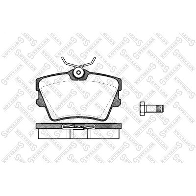 646881 Гальмівні колодки задні VW T-4/Sharan 1.9TDI
