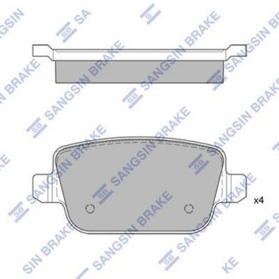 SP2101R Колодки гальмові задні Mondeo IV/Kuga I 2007-
